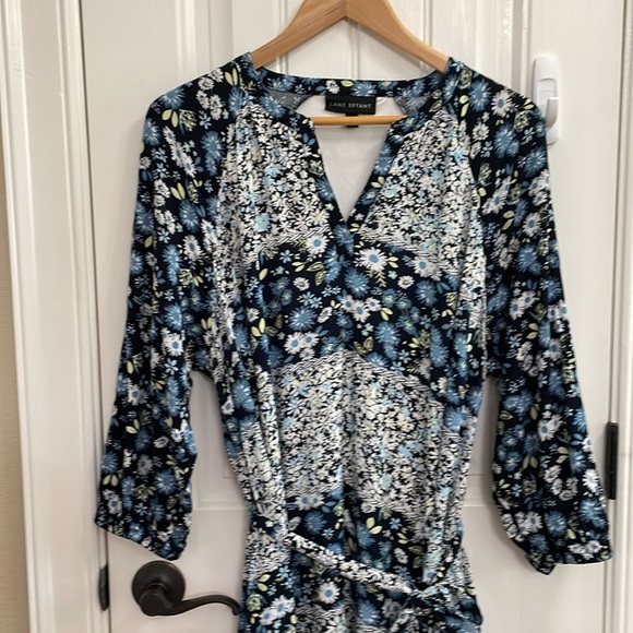 LANE BRYANT floral navy midi dress.  14 - Picture 2 of 10